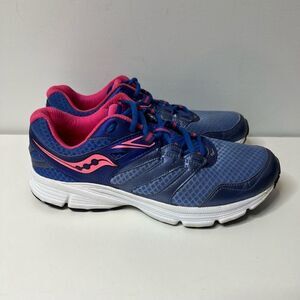 Saucony Excursion React2u Womens Size 10 Trail Running Shoes Sneakers Blue Pink